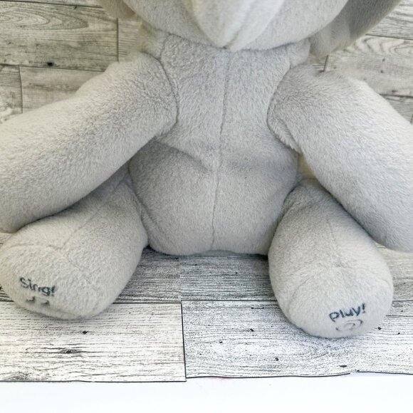 BABY GUND Flappy the Elephant Plush-Sings, Plays, Talks, Moves Ears - Picture 5 of 10